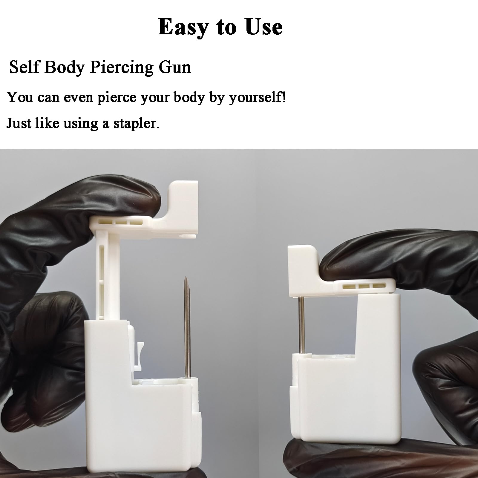 Professional Belly Button Piercing Kit - Safe Hollow Needle, Studs & Clamps for DIY Navel, Lip, Nipple Piercing at Home | Perfect for Body Jewelry Enthusiasts & First-Time Piercers