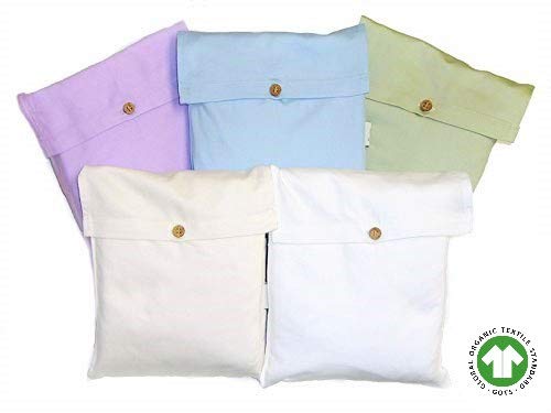 Organic Fitted Crib Sheet for Baby - Mini Sleeper Size 18x31 Inches, White | GOTS Certified 100% Organic Cotton, 350 Thread Count | Soft & Breathable for Newborns, Infants & Toddlers | Perfect for Nursery, Daycare & Travel | Machine Washable & Durable