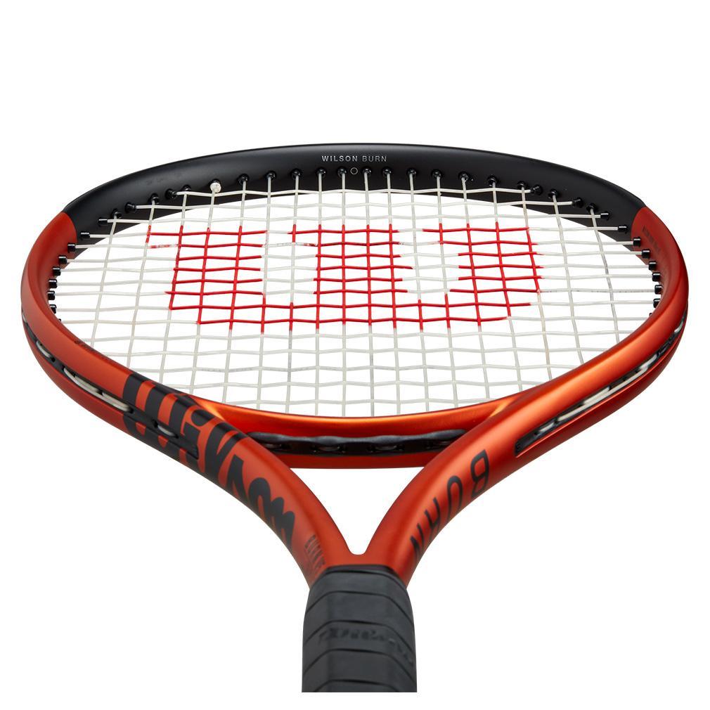 Burn 100ULS v5.0 Tennis Racket - Lightweight Carbon Fiber Tennis Racquet for Adults & Advanced Players - Perfect for Competitive Matches & Training Sessions