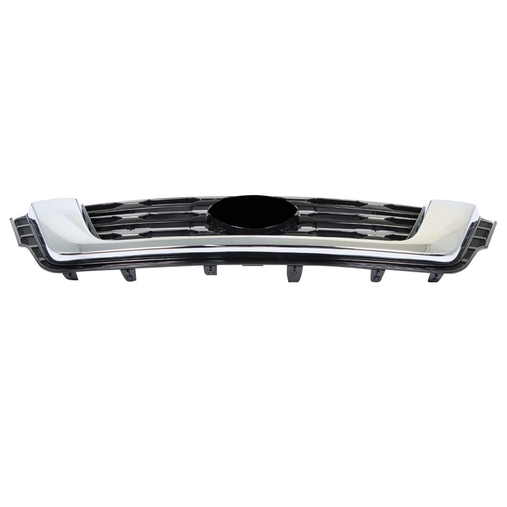 Replacement Front Bumper Upper Grille for 2017-2020 Nissan Pathfinder - Chrome Black Trim (Part #NI1200296) | Durable & Stylish Upgrade for Off-Road & City Driving