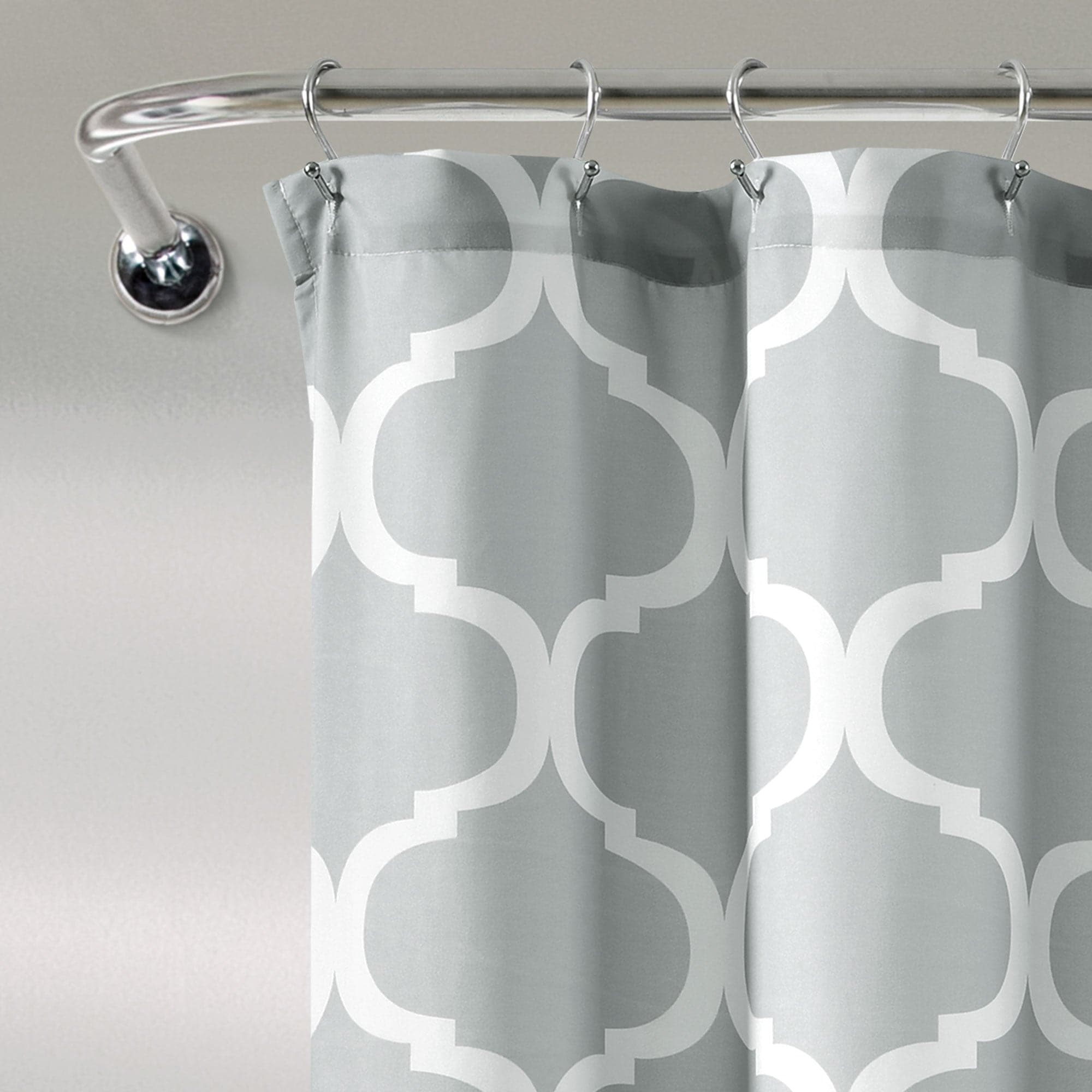Geo Shower Curtain - Waterproof Bathroom Decor with Modern Geometric Pattern - Perfect for Home, Apartment & Dorm Use