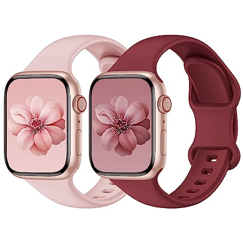 Pale pink/Wine red