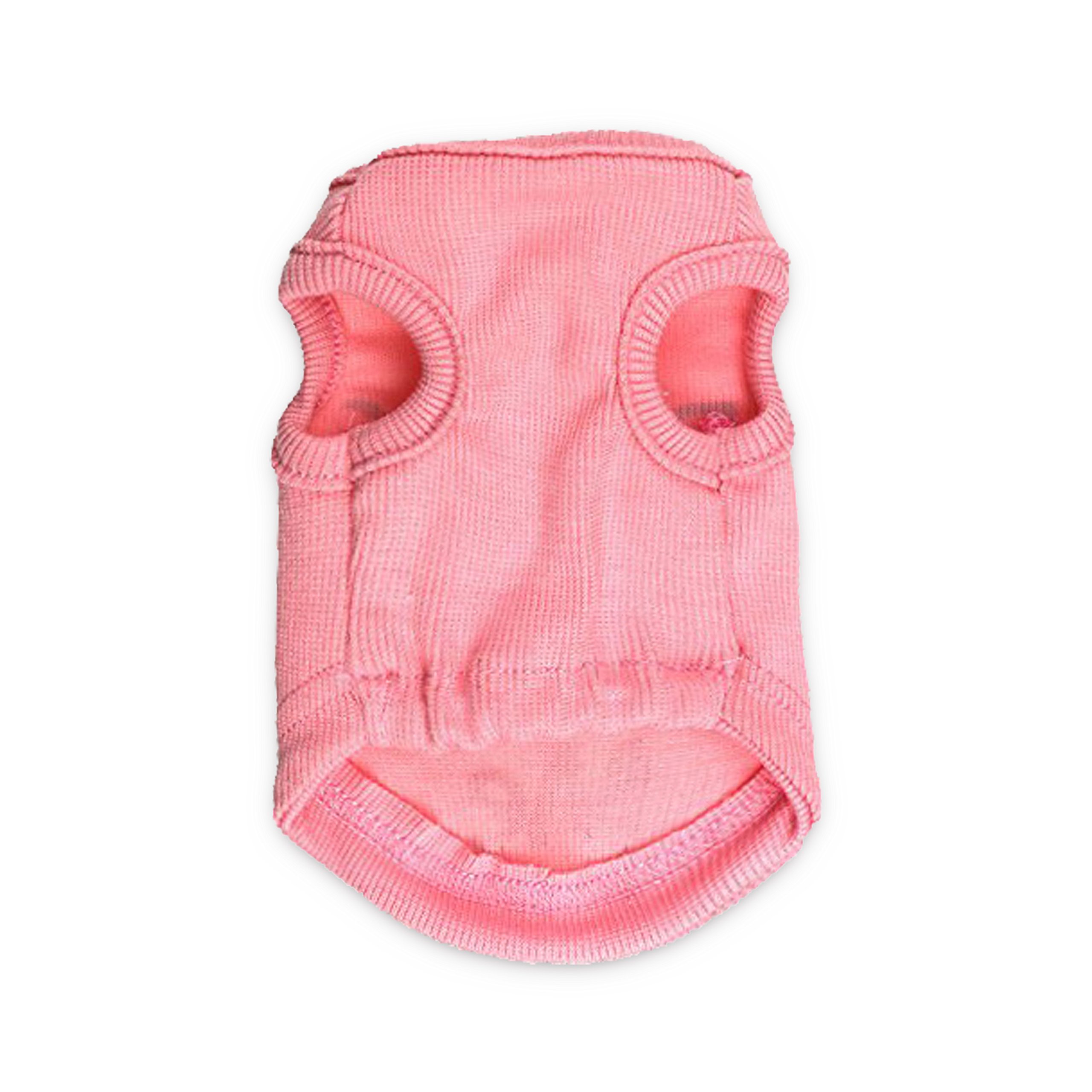 Pink Dog Shirt for Small Dogs - Cozy Puppy Sweater for Daily Walks