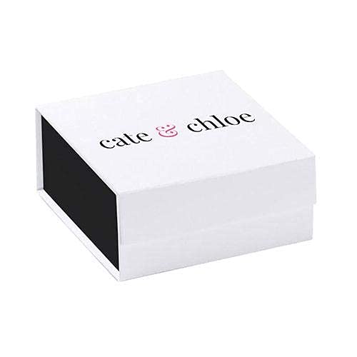 Cate & Chloe 18k Yellow Gold Hoop Earrings with Swarovski Crystals - 2 Pairs (Amaya & Rosalyn) Value Set - Elegant Jewelry for Women, Perfect for Parties, Weddings & Everyday Wear