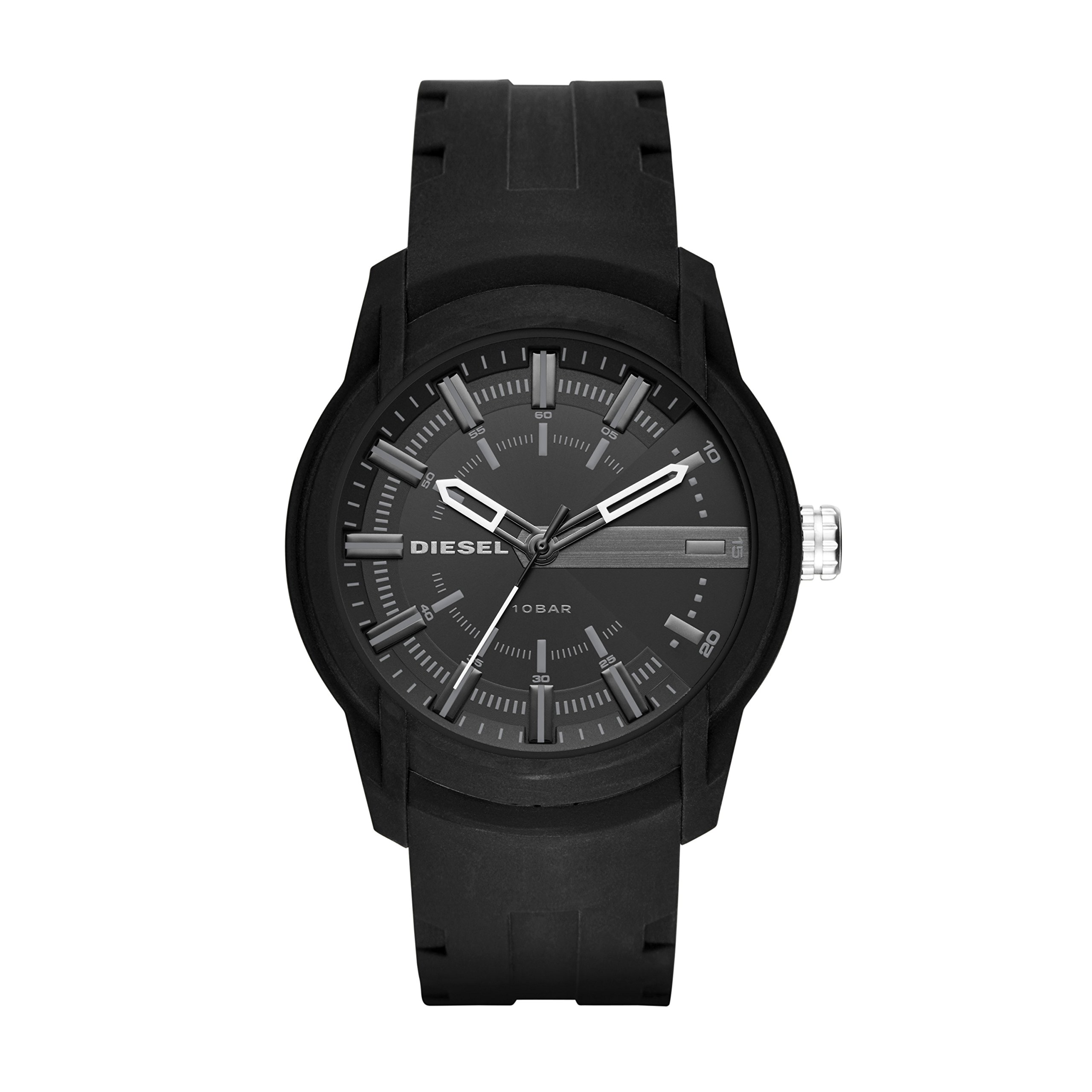 Diesel Men's Armbar Stainless Steel Quartz Watch - Stylish Casual & Dress Timepiece for Everyday Wear, Office, and Special Occasions