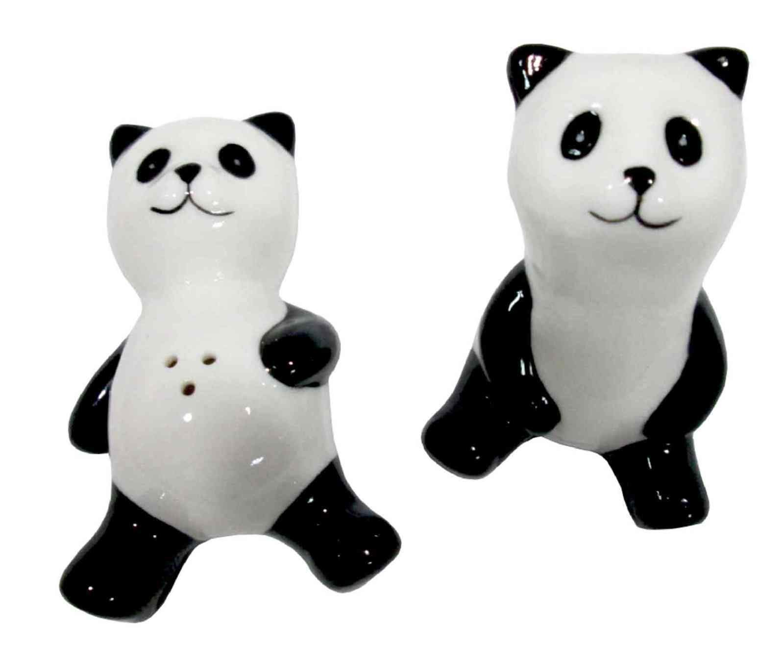 Panda Salt and Pepper Shakers Set - Cute Animal-Themed Kitchen Accessories for Home & Restaurant Use | Perfect for Asian Cuisine, Dinner Parties, and Gift Giving