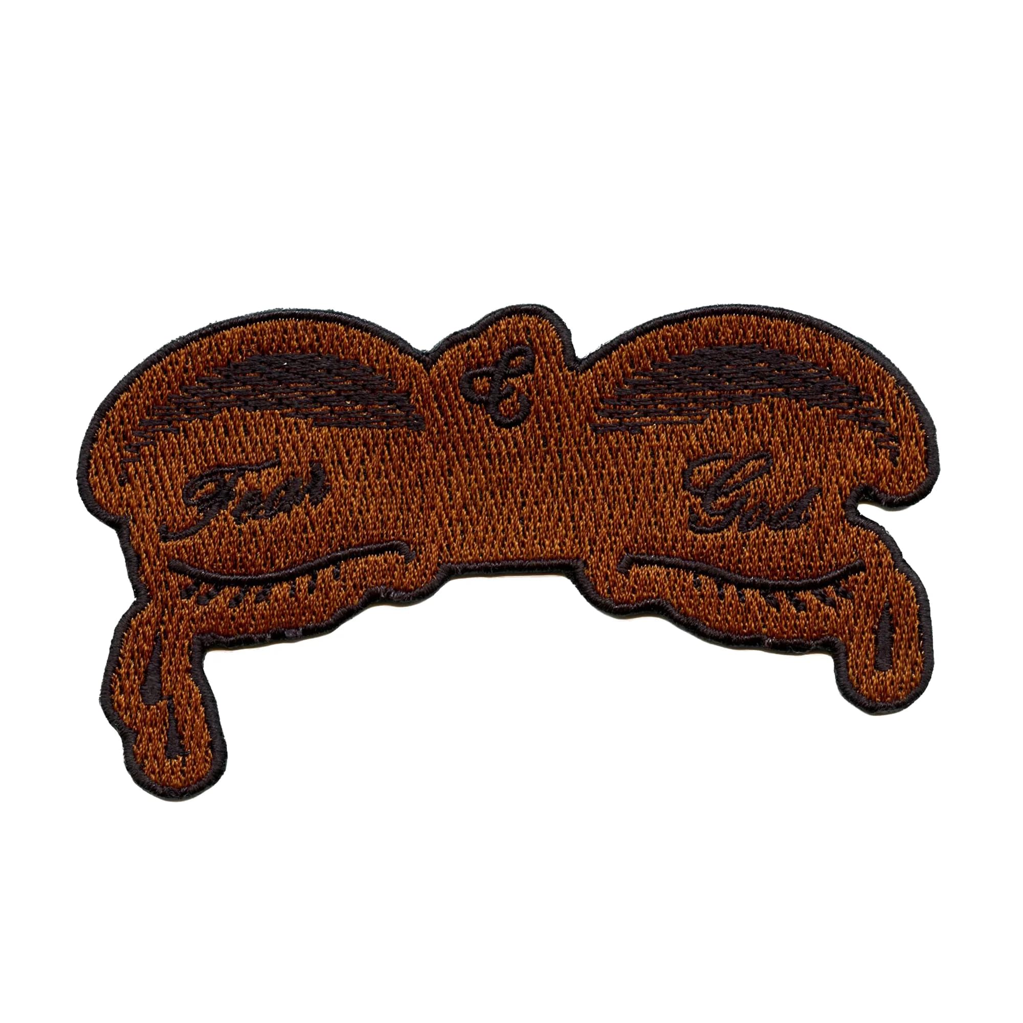 Fear God Tattoo Eyes Patch - Iconic Artist Money Embroidered Iron On Applique for Denim Jackets, Hoodies & DIY Fashion