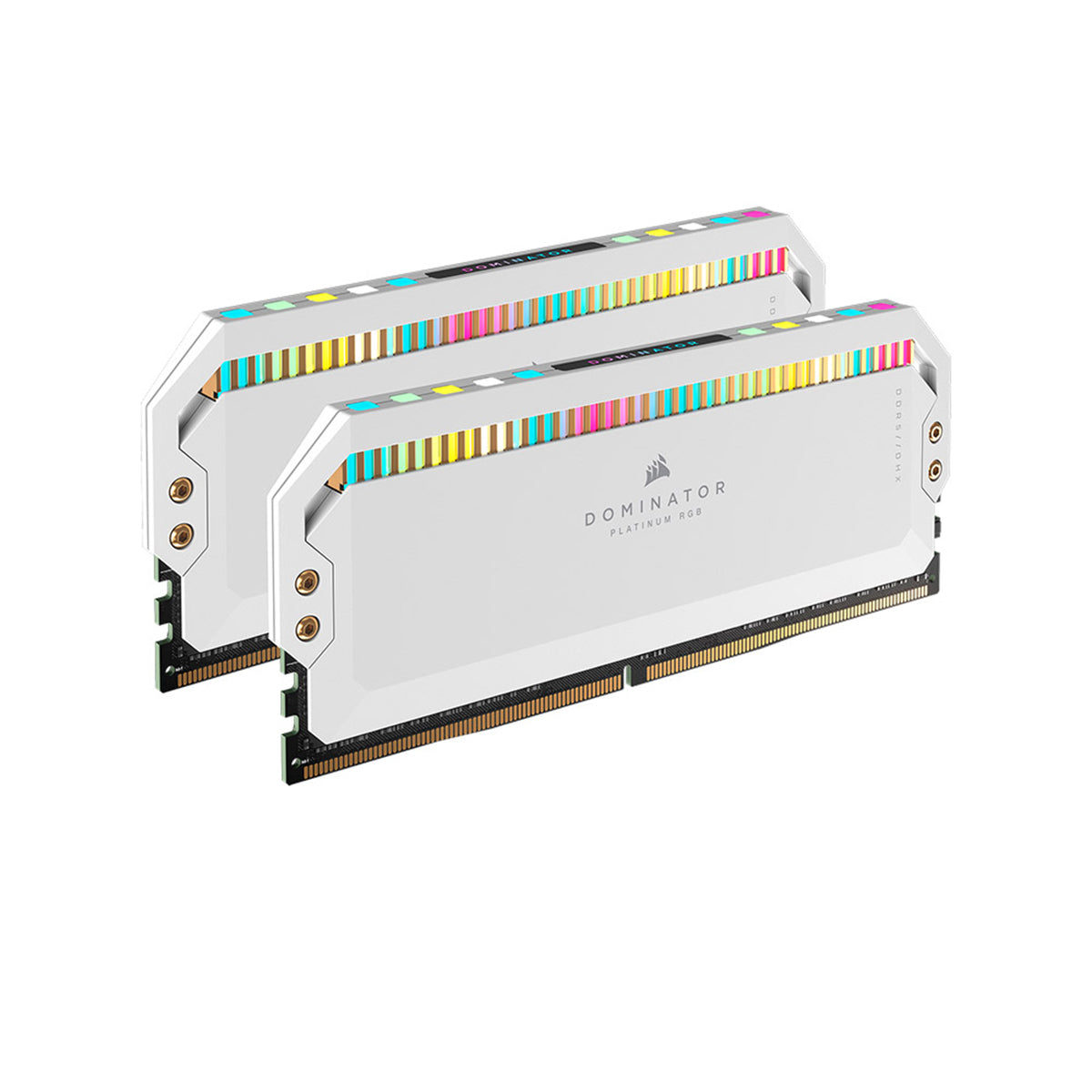 Corsair Dominator Platinum RGB 64GB (2x32GB) DDR5 5200MHz CL40 White Gaming Memory Kit - Perfect for High-Performance PC Builds, Gaming Rigs & Content Creation Workstations