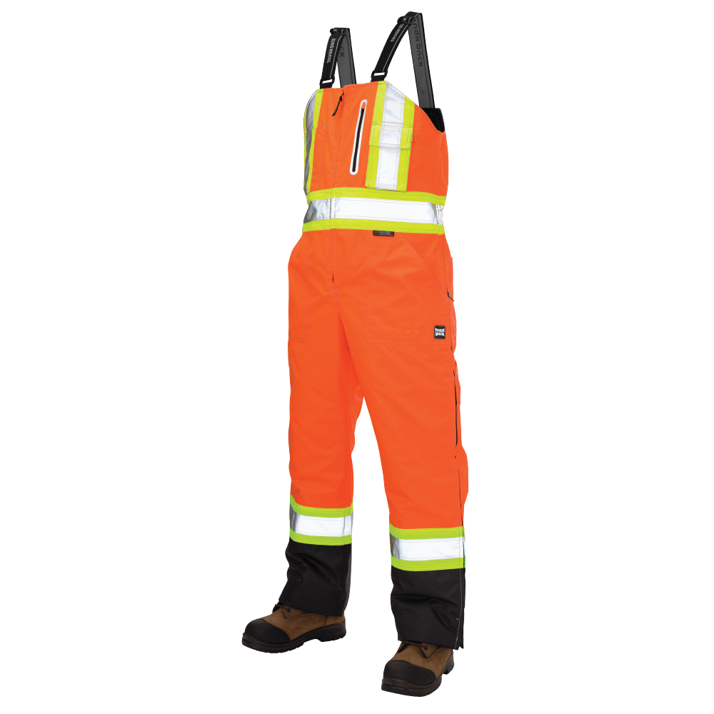 Tough Duck Ripstop Insulated Safety Bib Overall S876 - Heavy Duty Workwear for Construction, Farming & Outdoor Jobs - Waterproof & Durable Coveralls for Cold Weather Protection