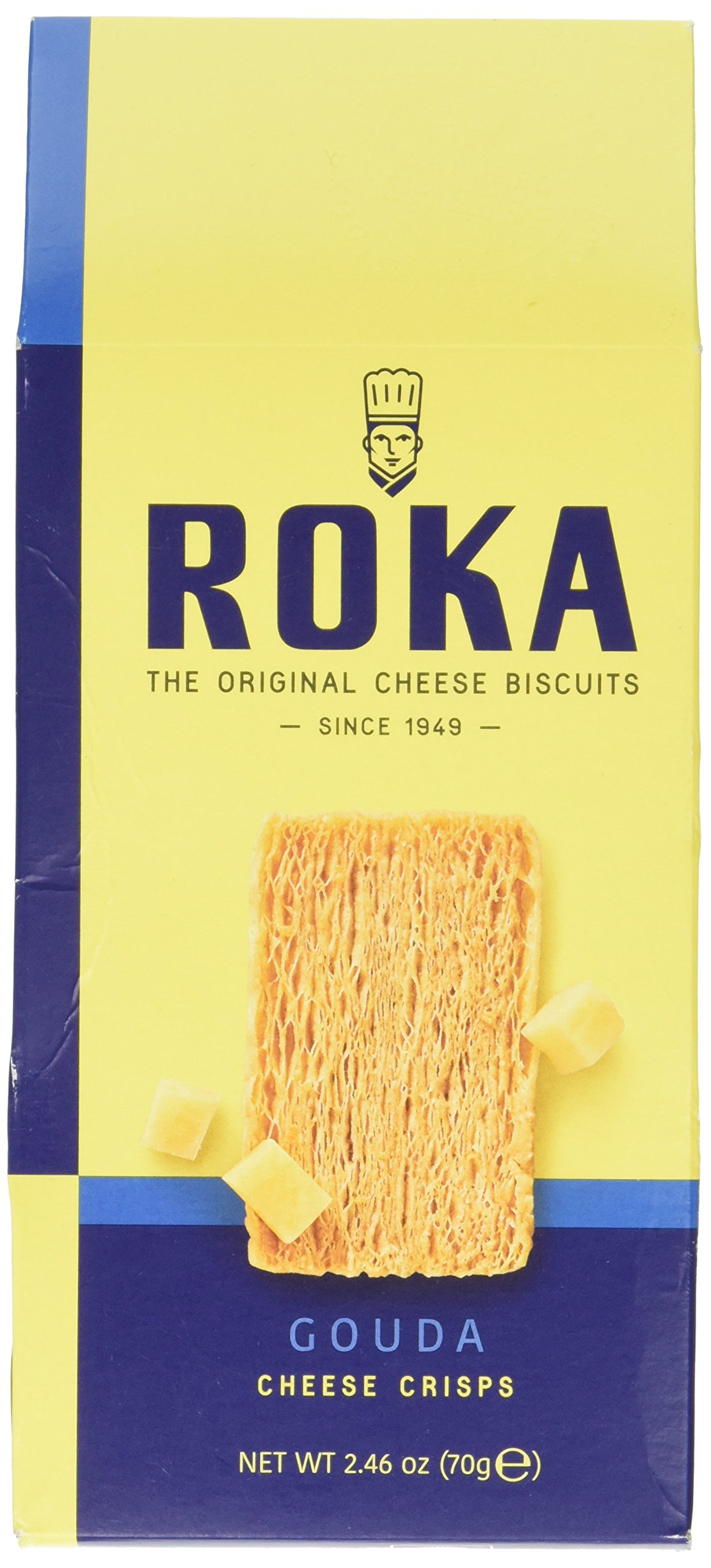 ROKA Cheese Crispies - Crunchy Gouda Cheese Snacks for Kids & Adults - Perfect for Lunchboxes, Parties & On-the-Go Snacking