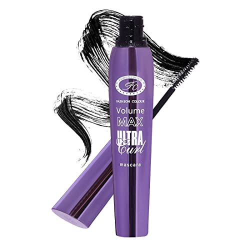 VOLUME MAX ULTRA CURL MASCARA - Lengthening & Volumizing Waterproof Mascara (8g/0.28oz) for Dramatic Lashes - Perfect for Daytime Glam & Night Out Makeup Looks