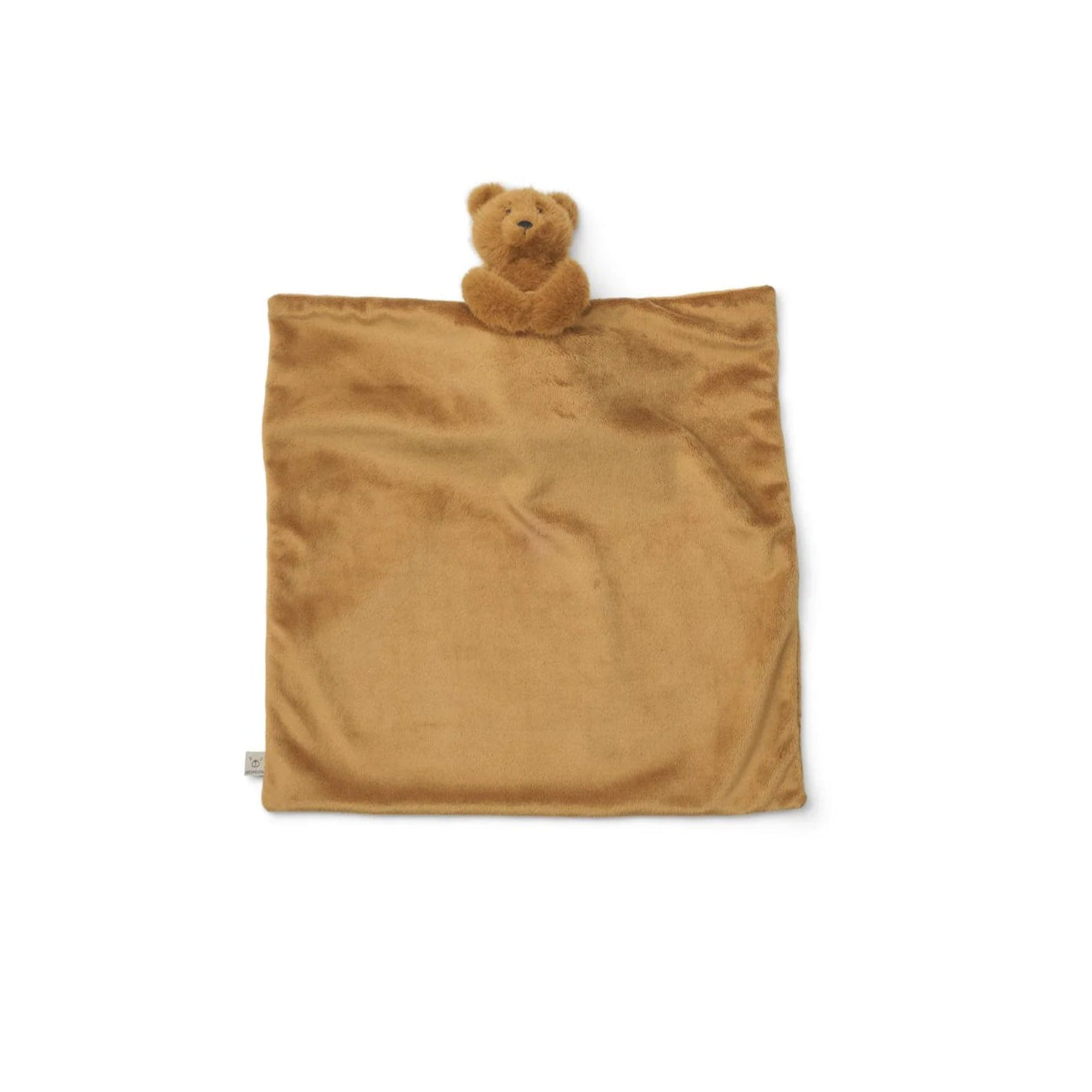 LIEWOOD Camdon Bear Cuddle Cloth - Ultra Soft Baby Blanket, Golden Caramel - Perfect for Nursery, Stroller & Cuddling Time