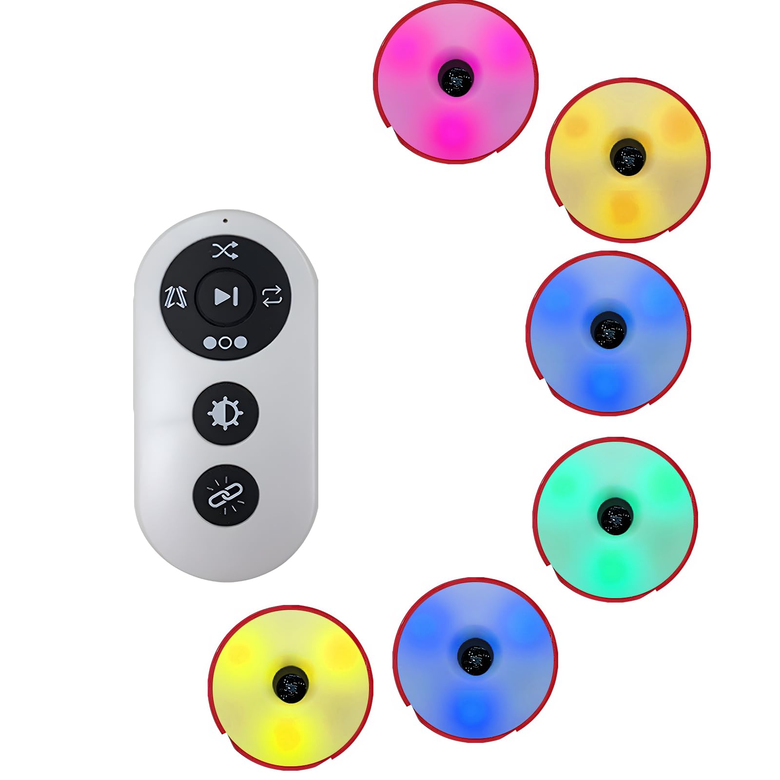 6-Piece Reaction Training Lights Set - Improve Agility & Quick Response for Athletes, Trainers & Physical Therapy - Perfect for Sports Drills, Fitness Training & Rehabilitation Exercises