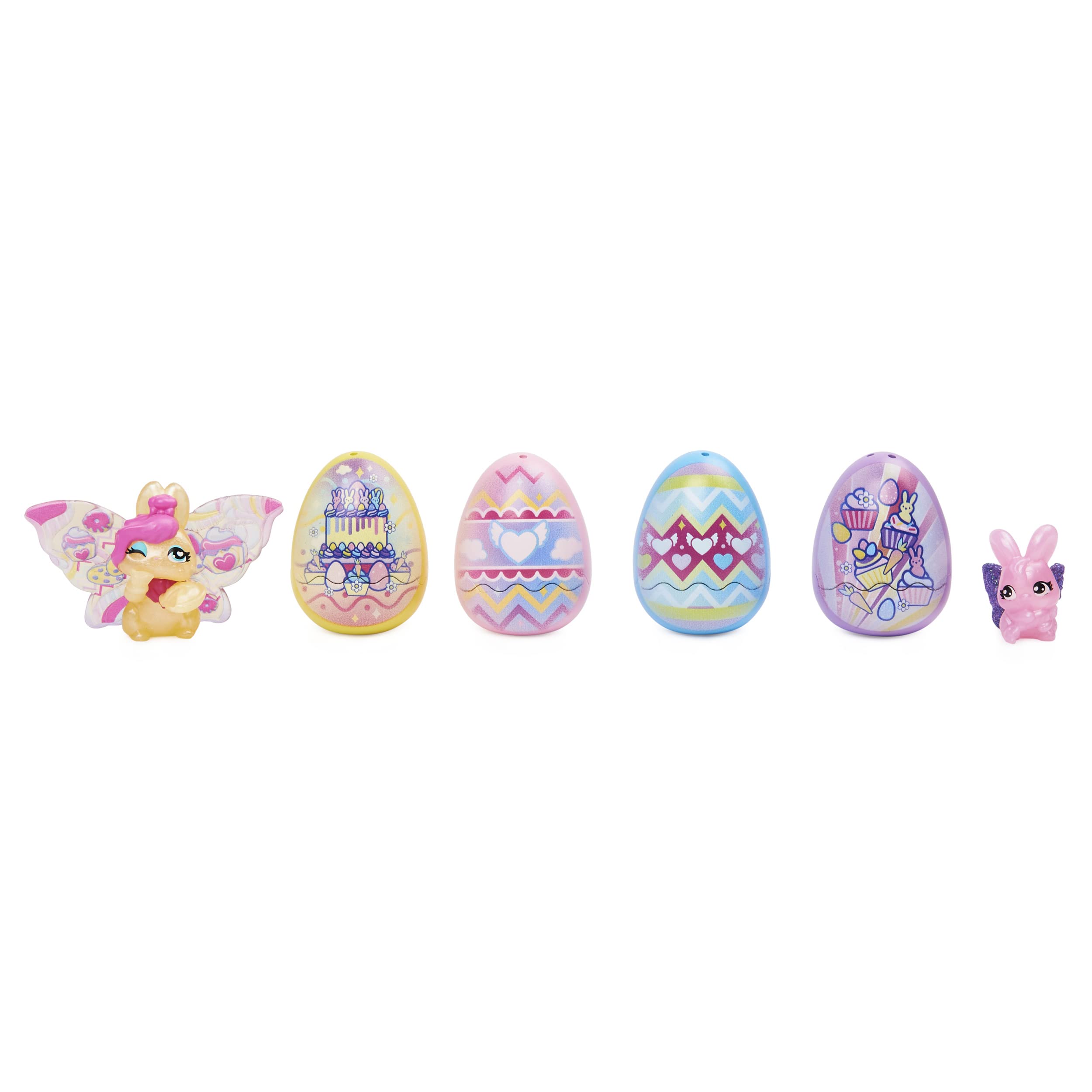 Hatchimals CollEGGtibles - 6 Bunny Characters Family Spring Toy Basket | Fun Kids Toys for Girls Ages 5+ | Easter Gifts, Birthday Presents & Playtime Activities