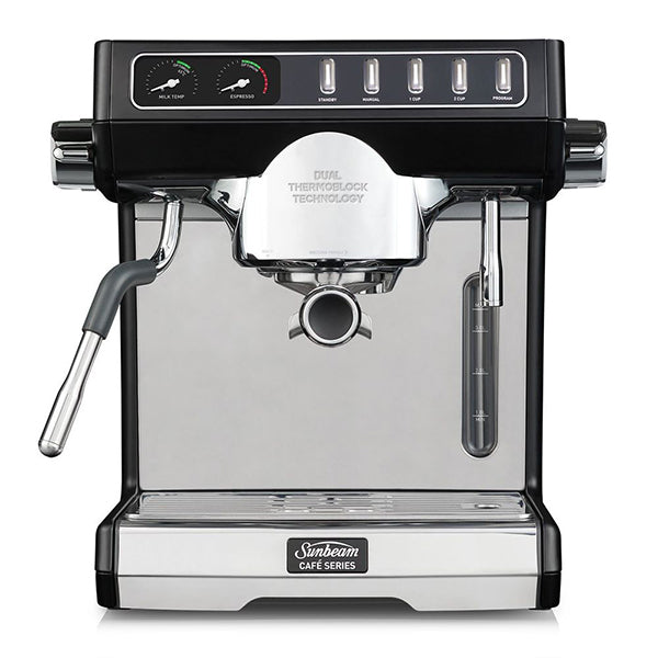 Sunbeam Cafe Series Duo Coffee Machine - 12 Cup Programmable Coffee Maker with Thermal Carafe for Home & Office Use | Perfect for Morning Brews, Entertaining Guests & Workplace Coffee Stations