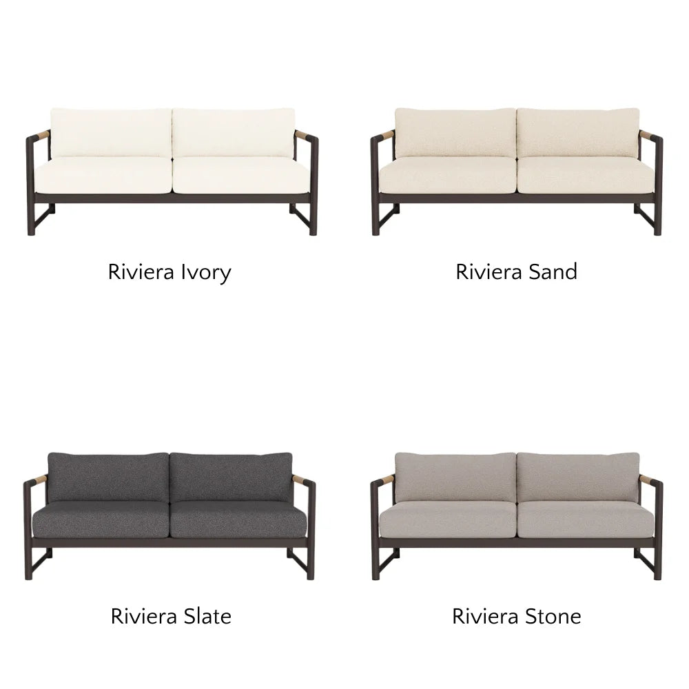 Breeze XL Outdoor 2-Seat Sofa Set - Waterproof Patio Furniture for Garden, Backyard, Poolside & Balcony Relaxation