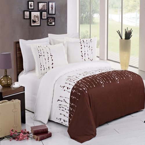 Royal Hotel Bedding Ellis 4-Piece Full/Queen Comforter Set - 100% Brushed Microfiber Ultra Soft Bedding - Perfect for Master Bedroom, Guest Room & Luxury Hotel Style Decor