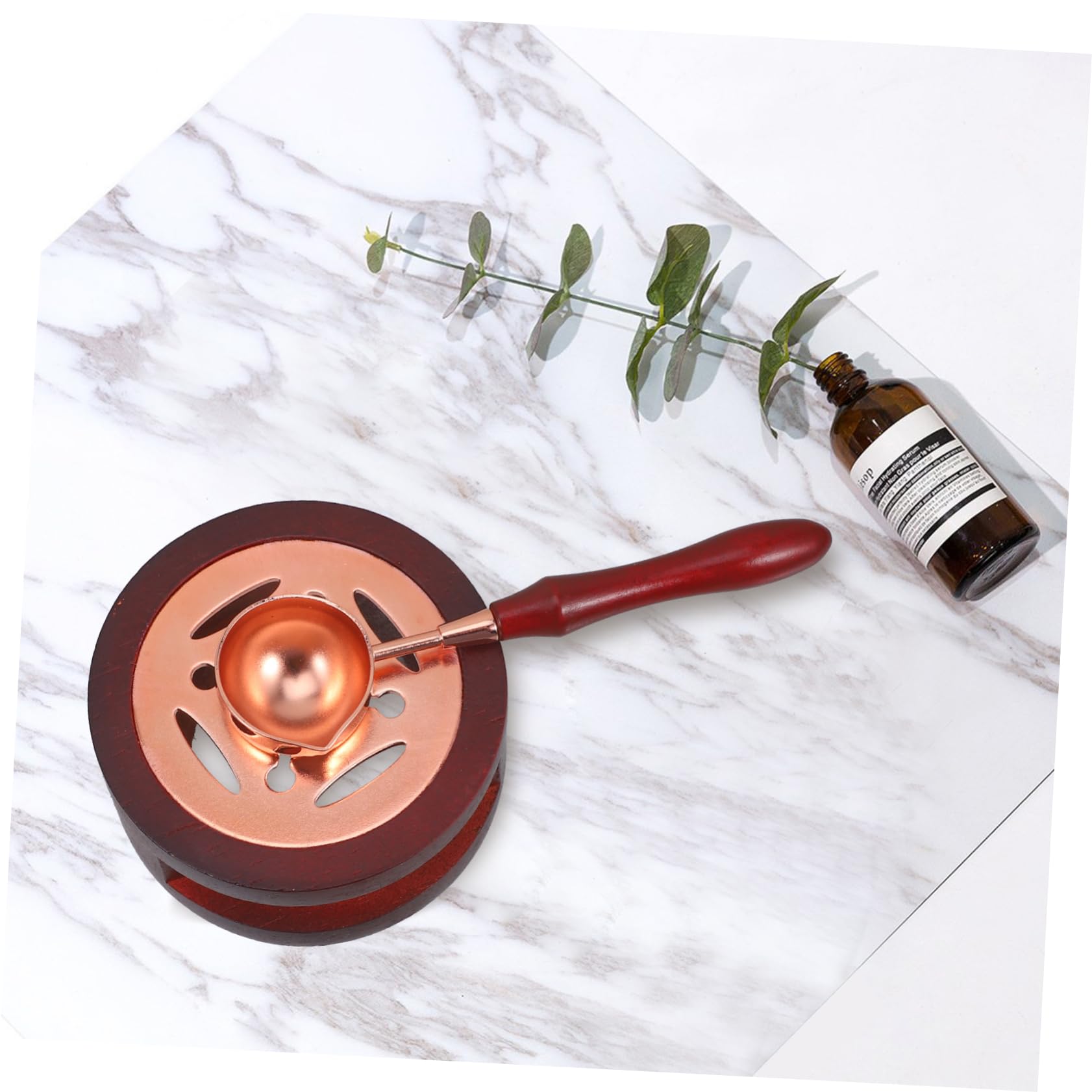 Premium Wax Seal Kit with Wax Warmer, Spoon & Copper Melter - Reusable Wax Sealing Tools for Letters, Invitations, Wedding Favors & DIY Crafts