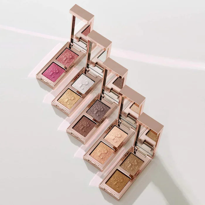 Patrick TA Major Dimension Eye Illusion Duo Eyeshadow Palette - Long-Lasting Matte & Shimmer Shades for Day & Night Makeup Looks | Perfect for Professional Artists & Everyday Glam