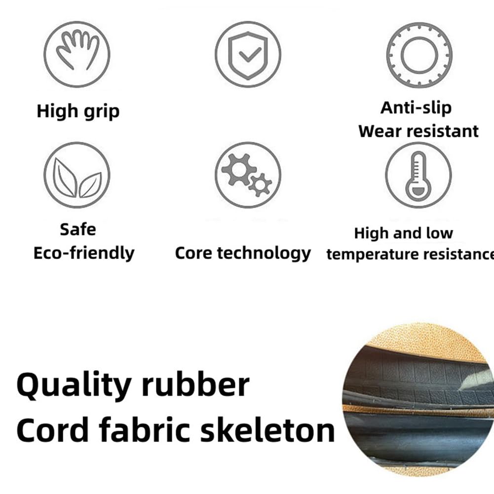 Gaderth 20 x 3.0 Fat Bike Tires - Puncture Proof, Non-Slip Wide Mountain & Snow Bicycle Tires for Beach, Trail Riding & Electric Bikes - Replacement Set for Fat Tire Bicycles (Perfect for Off-Road Adventures, Winter Cycling & Commuting)
