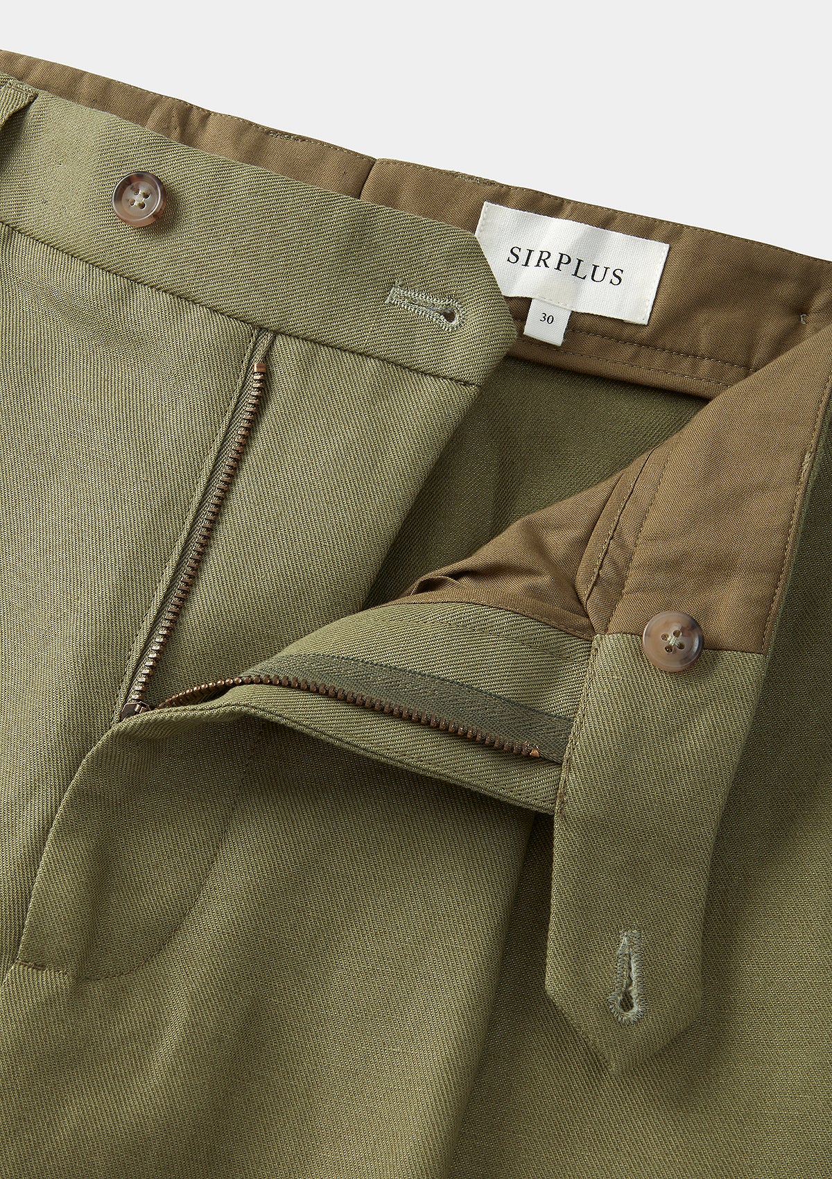 Sage Green Cotton Linen Pleated Trousers for Women - High Waisted Wide Leg Pants for Casual & Office Wear - Comfortable Summer Work Pants for Business & Travel