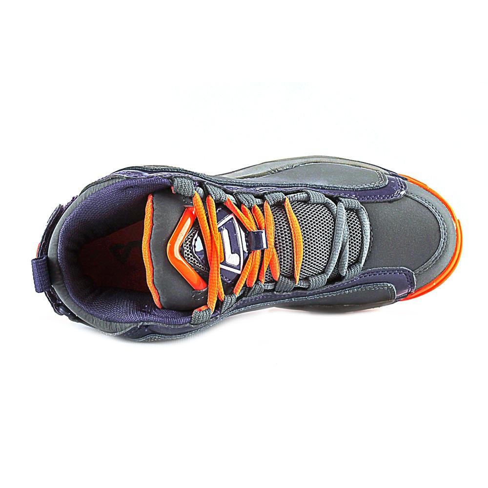 Fila 96 Retro Basketball Shoes for Men - Gray - Size 9.5 - Classic Sneakers for Streetwear, Casual Wear & Court Performance