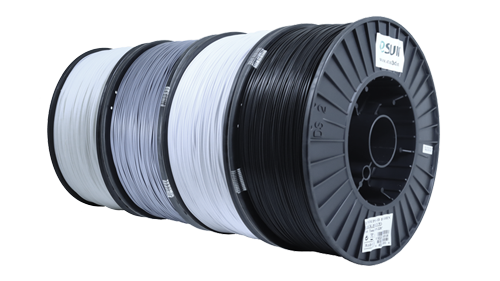 eSUN PLA+ 3D Printer Filament 1.75mm, 3kg Spool (Black/White/Grey) - High Precision, Low Warping for Smooth 3D Printing - Perfect for Cosplay Props, Home Decor & DIY Projects