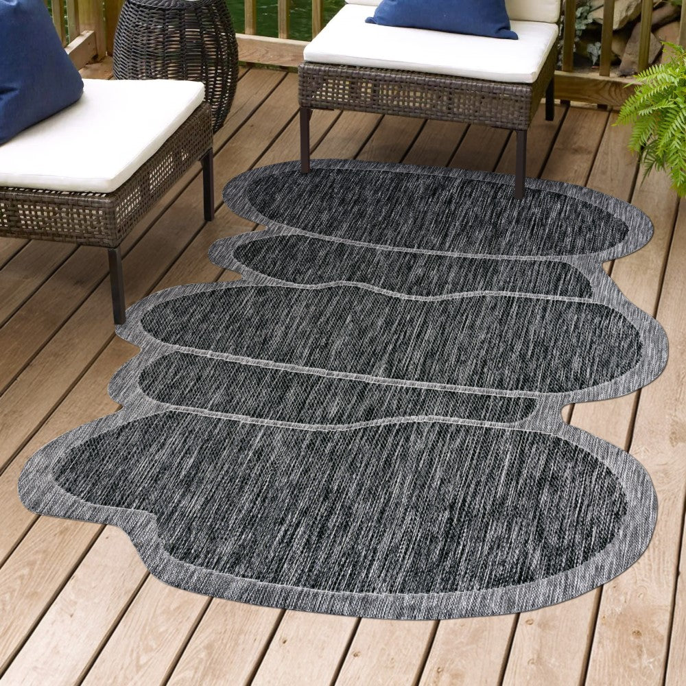 Jasper Modern Rustic Abstract Area Rug - Indoor Outdoor Use - Perfect for Living Room, Bedroom & Patio Decor