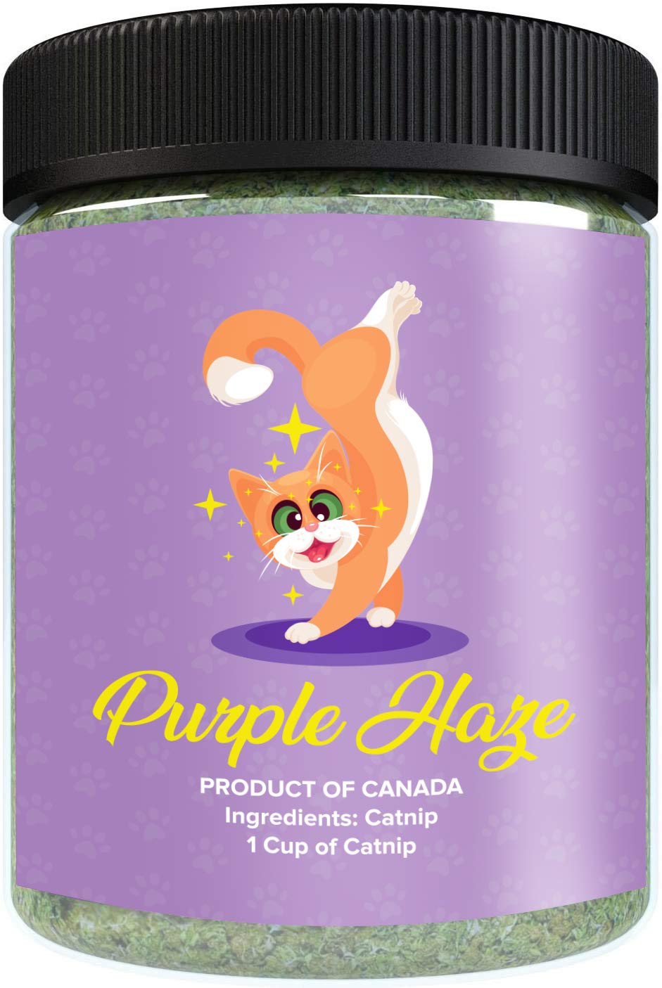 Premium Purple Haze Catnip for Cats - Maximum Potency, All-Natural & Safe Herbal Blend - Stimulates Play & Relaxation - Perfect for Toys, Scratching Posts & Training Rewards