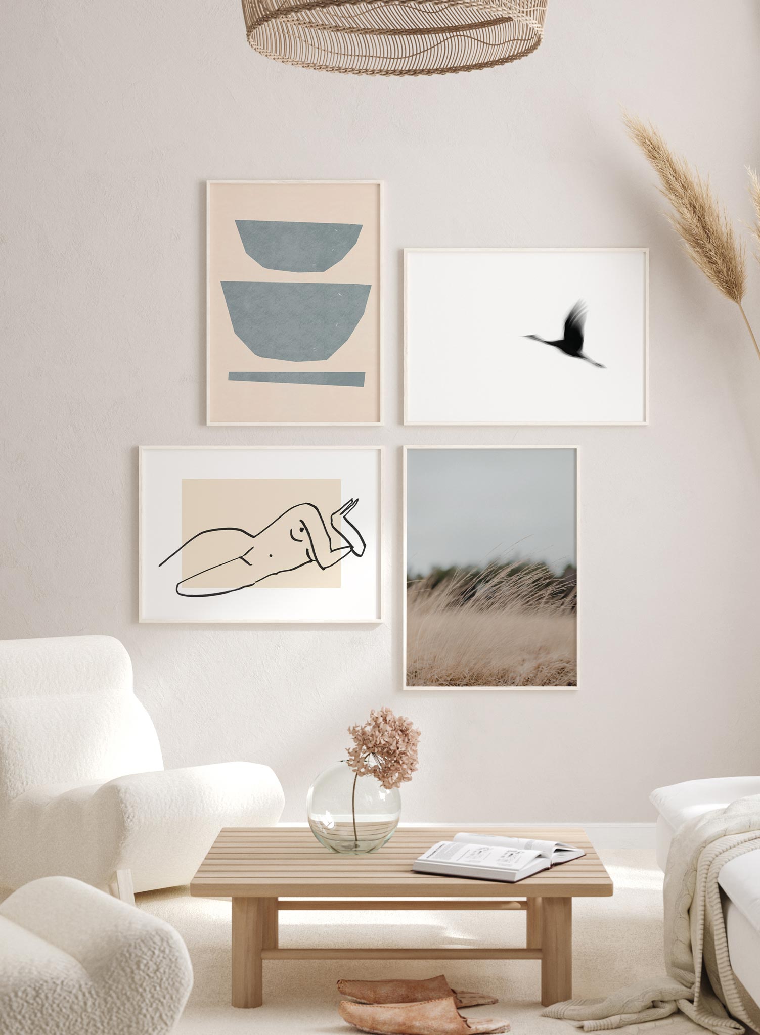 Autumn Breeze Wall Art Poster - Fall Landscape Decor for Living Room, Bedroom & Office - Seasonal Home Decoration