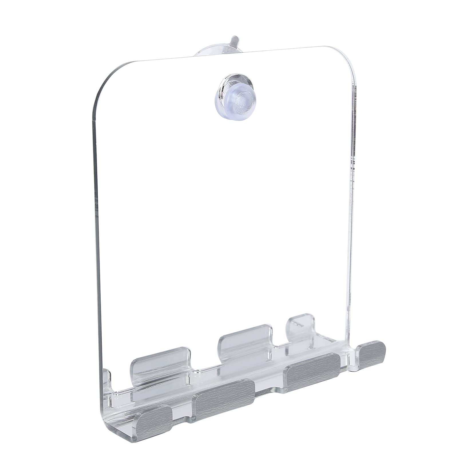 Anti-Fog Shower Mirror - Fogless Bathroom Mirror with Shaver Hook, Shatterproof Frameless Design for Men & Women - Perfect for Shaving, Grooming & Makeup in Steamy Showers