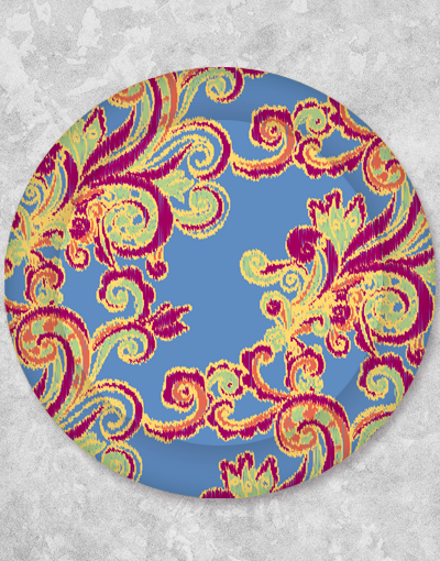 Elegant Gypsy Scroll Dinner Plates Set - 10.5 Inch Porcelain Plates for Formal Dining, Wedding, and Holiday Entertaining - Stylish and Durable Dishware for Home Decor and Special Occasions