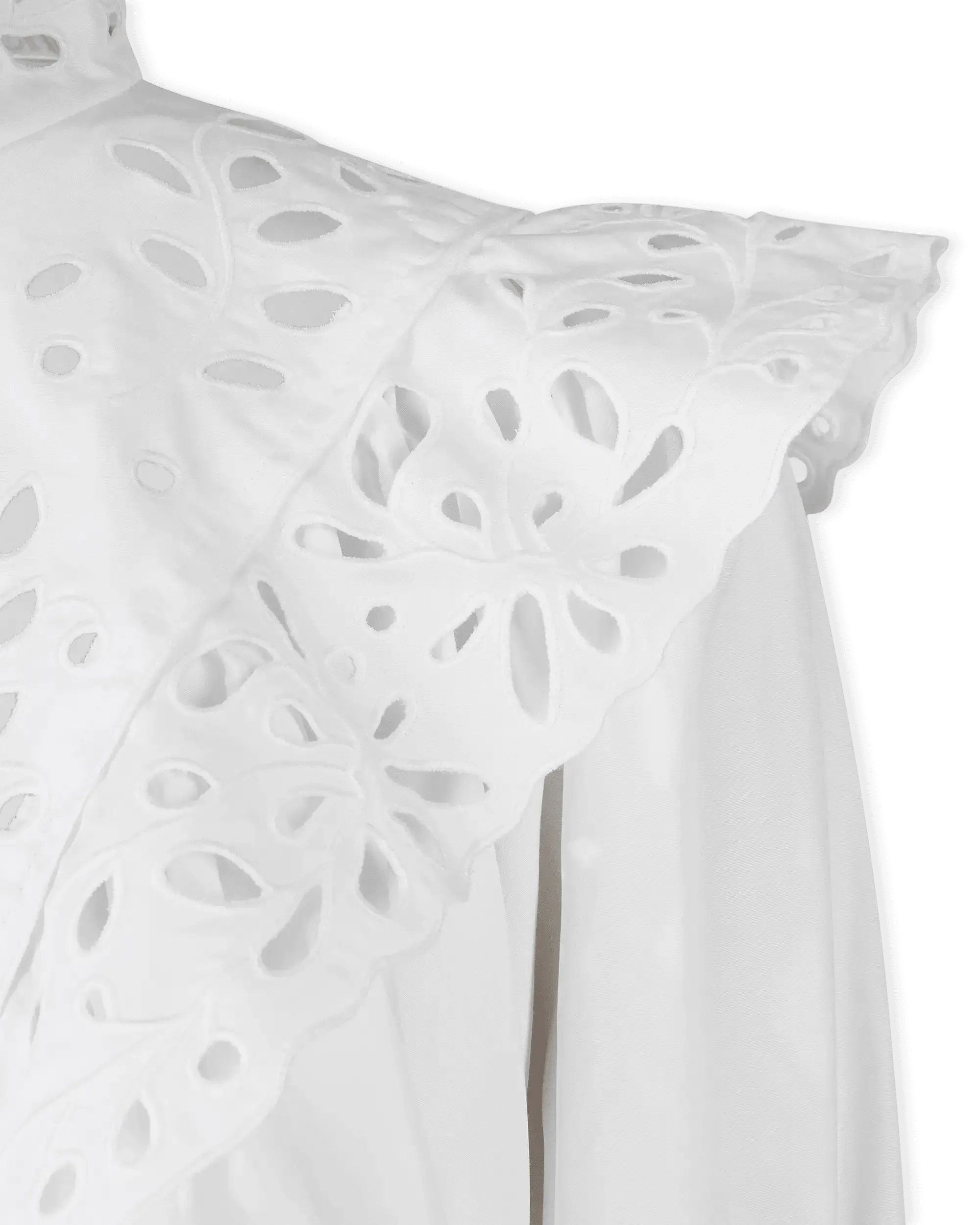 Embroidered Long Sleeve Blouse for Women - Elegant Floral Lace Top - Comfortable Office & Party Wear - Perfect for Work, Date Night & Special Occasions
