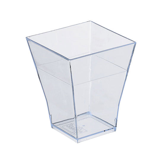 Amuse Bouche Taiti Plastic Mini Kova Bowl - Clear 2 oz (Pack of 30) - Perfect for Party Appetizers, Desserts & Catering