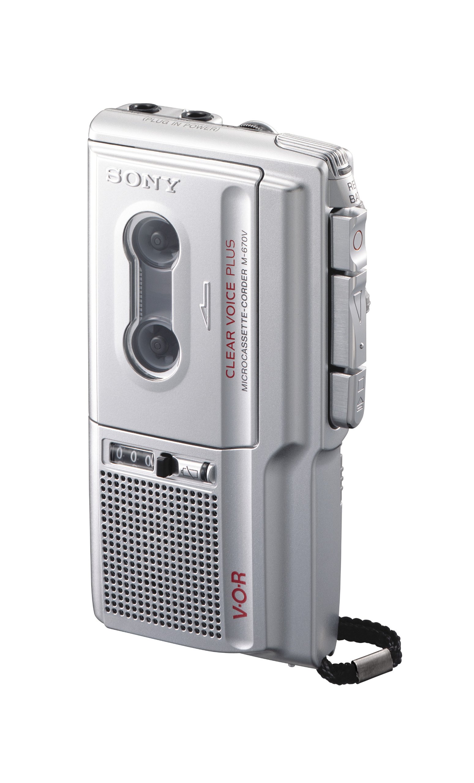 Sony M670V.CE7 Ultra-Small Micro Tape Recorder - Portable Voice Recorder for Lectures, Interviews & Meetings | Compact Audio Recording Device for Students, Journalists & Professionals