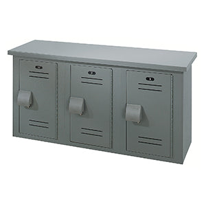Bradley Lenox Heavy-Duty Solid Plastic Lockers - Secure Storage for Schools, Gyms & Offices | Durable & Waterproof Lockers for Personal Belongings