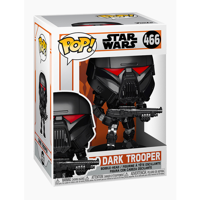 Star Wars The Mandalorian Dark Trooper Action Figure - Battle-Ready Collectible for Display & Play | Perfect for Fans, Collectors & Gift Giving