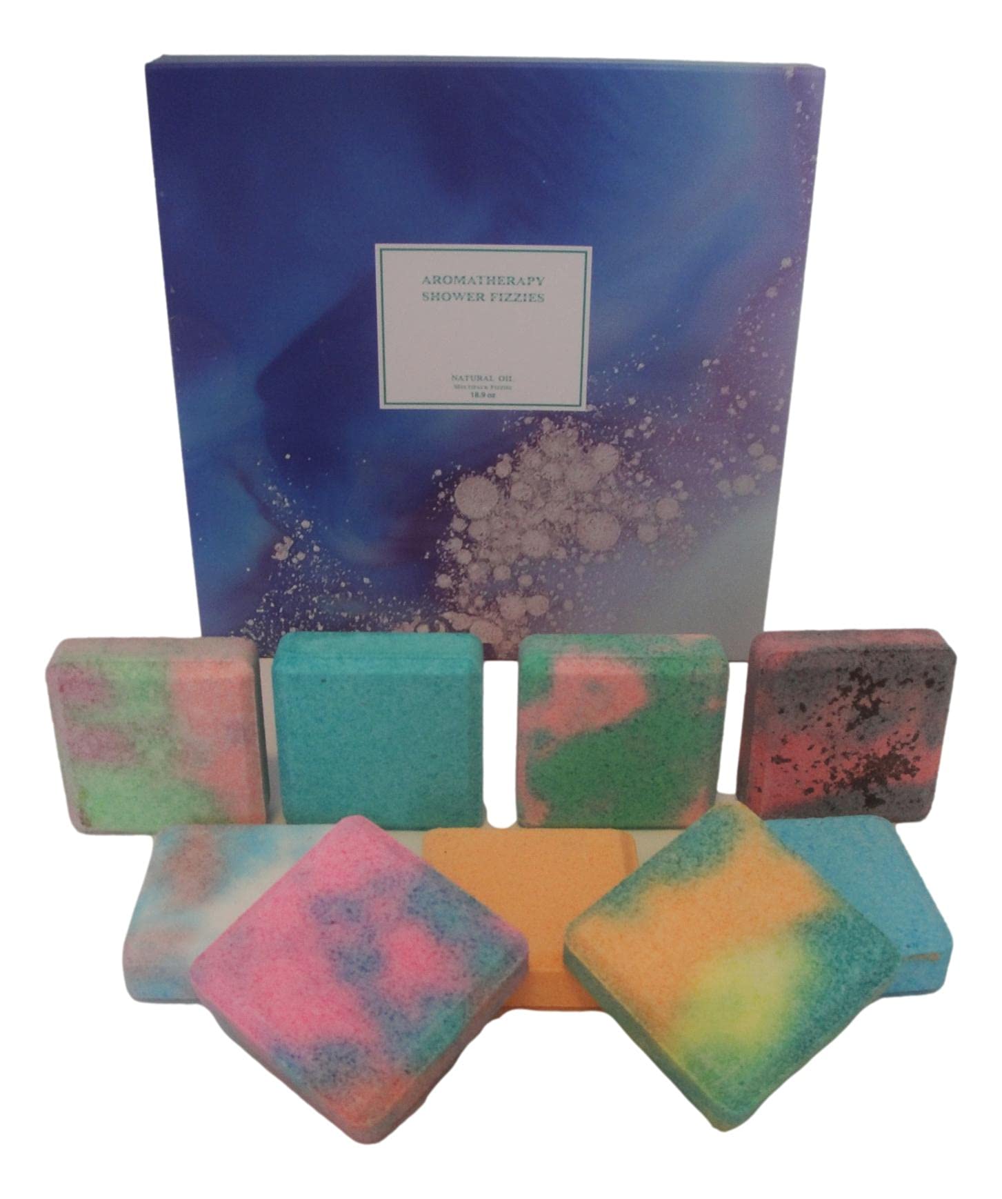 Relaxing Aromatherapy Shower Steamers Variety Pack - 9 Essential Oil Infused Bath Bombs (2 Sets) for Stress Relief & Spa Experience at Home