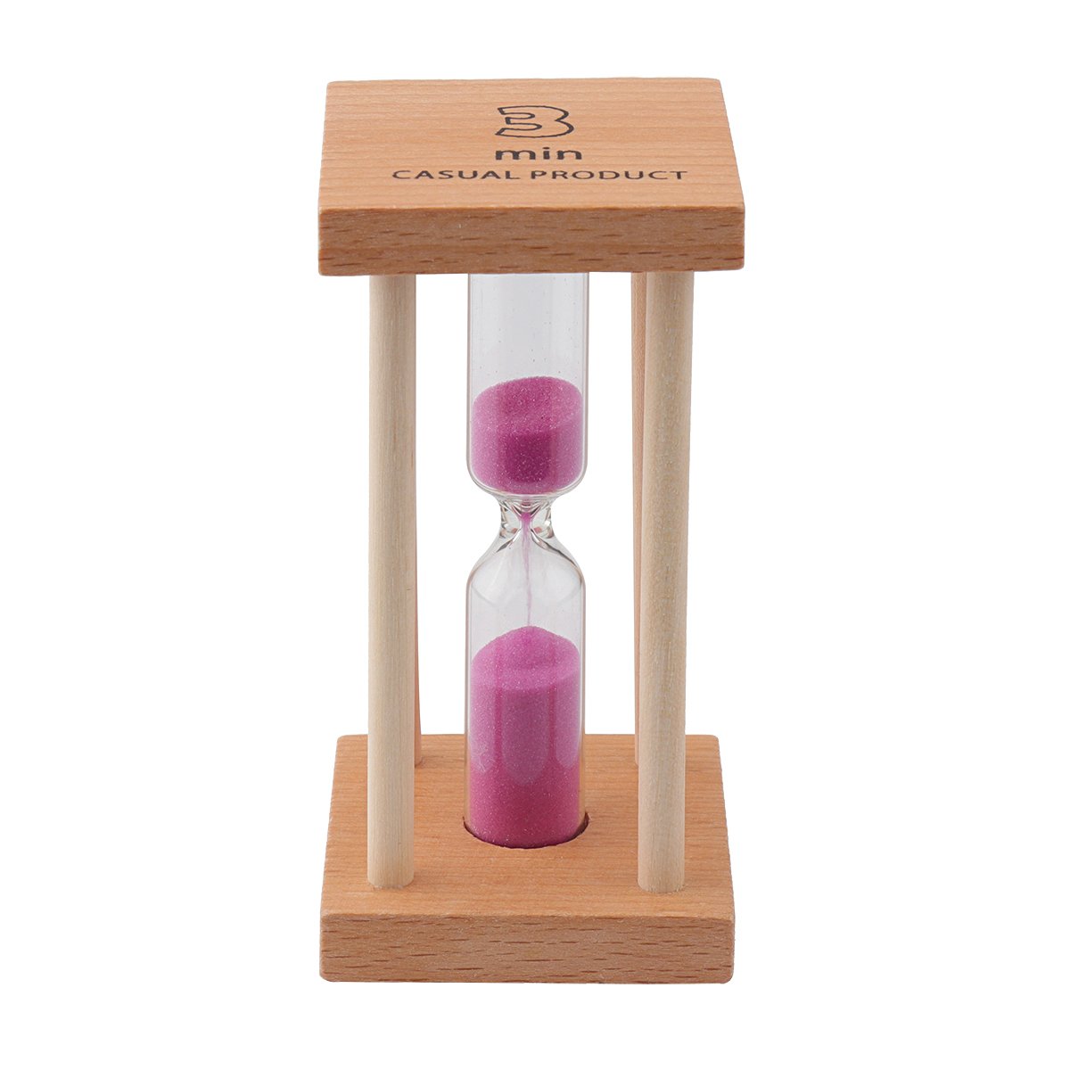 Colorful Wooden Sand Timer - 1/3/5 Minute Hourglass for Kids, Classroom, and Home Decor | Perfect for Games, Cooking, Meditation & Study Focus