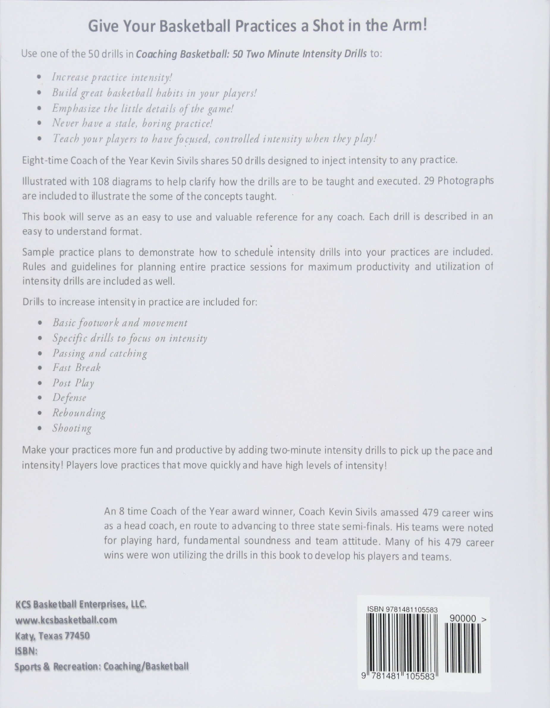 50 Two-Minute High-Intensity Basketball Drills for Daily Practice - Build Strong Basketball Habits & Skills | Perfect for Coaches, Players & Team Training