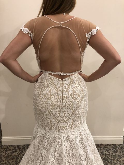 Calla Blanche Miley 18245 Sample Wedding Gown - Elegant A-Line Bridal Dress for Prom, Evening Gala & Formal Occasions