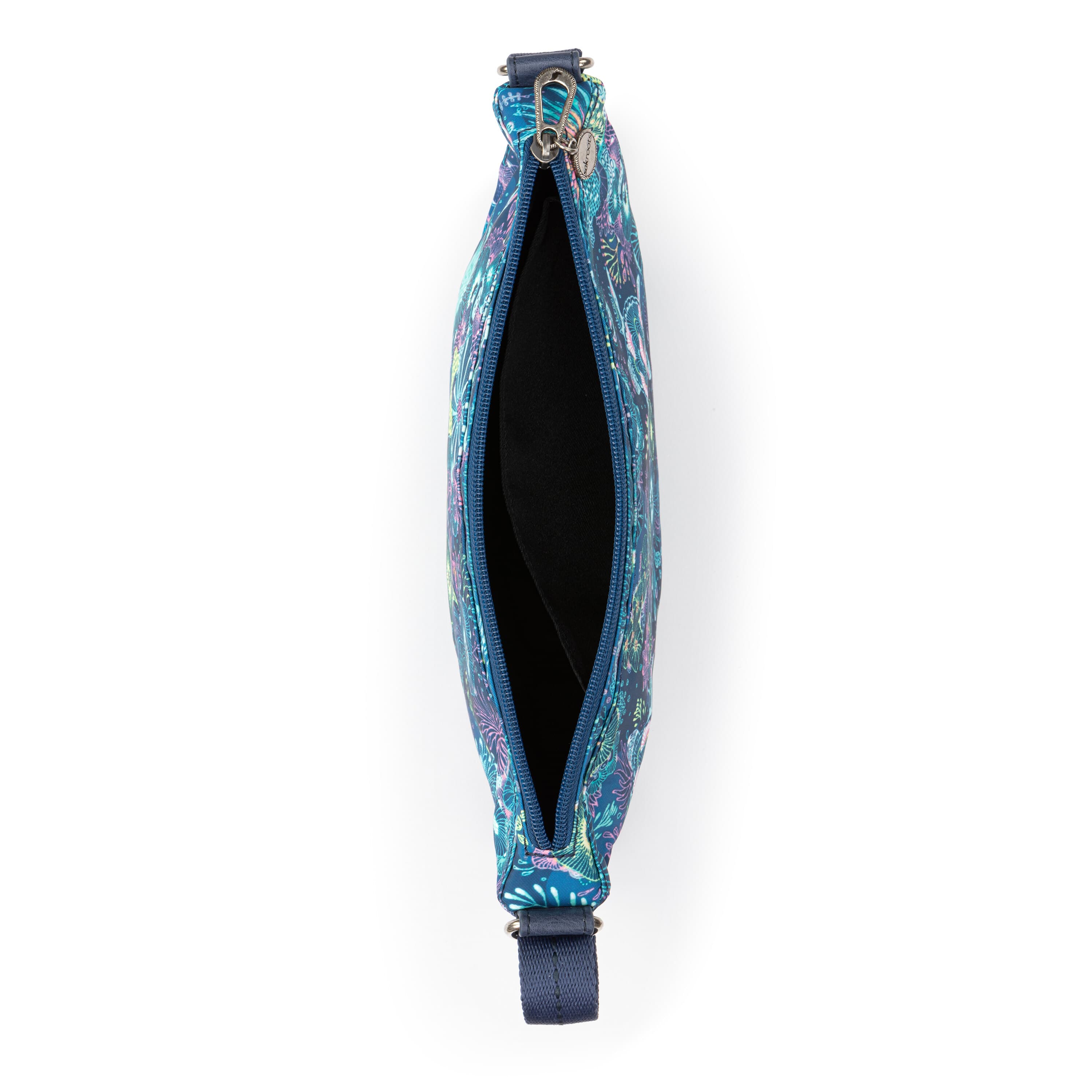 EcoTwill Tess Sling Bag in Royal Blue Seascape - Stylish Crossbody Purse for Women, Perfect for Travel, Shopping & Everyday Use
