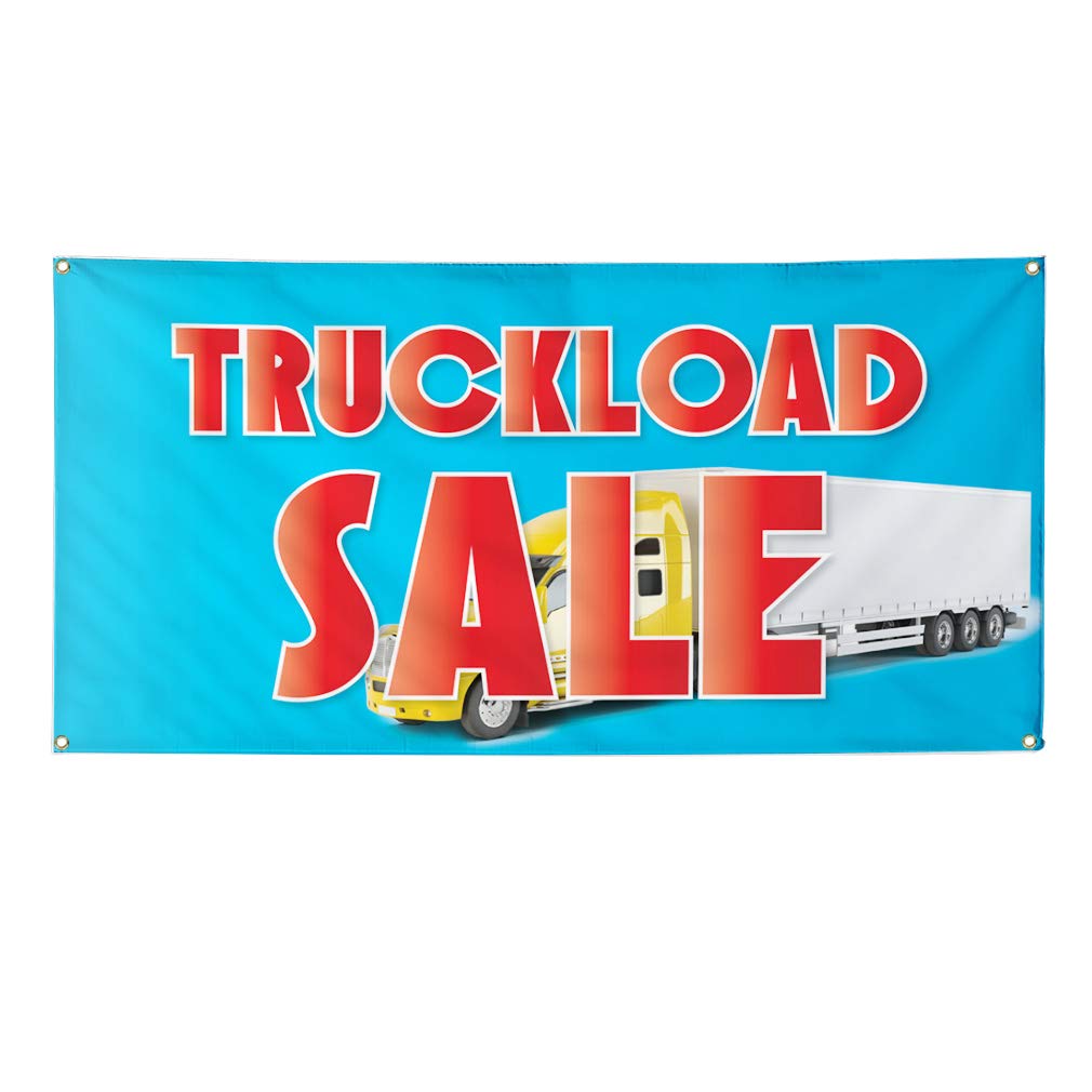Vinyl Banner 48x96 Inches - Weatherproof Outdoor Advertising Sign with 8 Grommets for Business, Yard & Industrial Use | Multiple Sizes Available | Perfect for Trade Shows, Storefronts & Event Signage