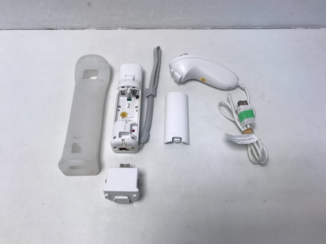 Nintendo Wii Console Bundle with Wii Sports & Wii Sports Resort Games - Includes Motion Plus Controller - Perfect for Family Fun & Multiplayer Gaming