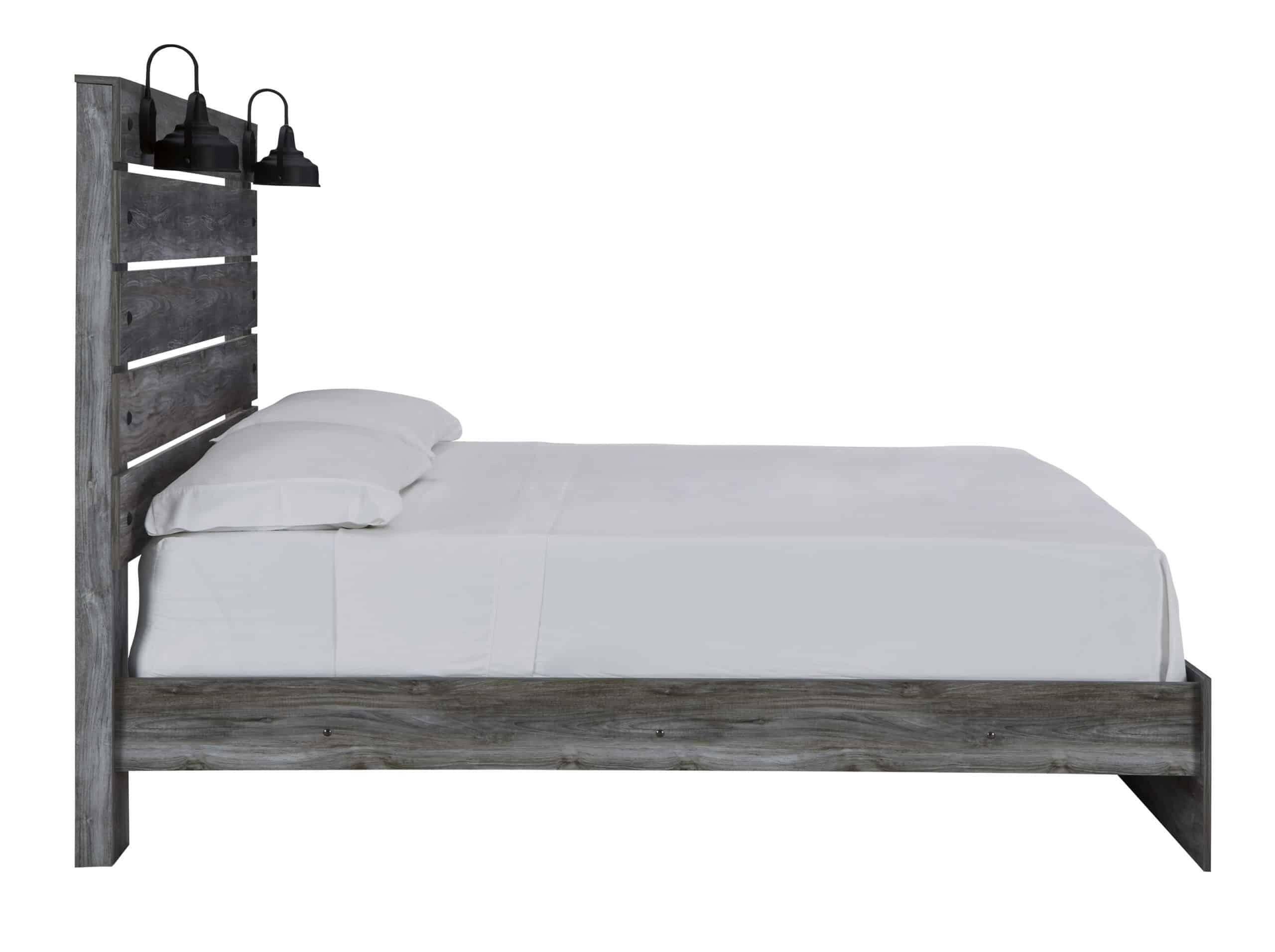 Baystorm King Size Bed Frame B221 - 158x156x97 Inches, Sturdy Metal Platform Bed with Noise-Free Design - Perfect for Master Bedroom, Guest Room, or Dormitory