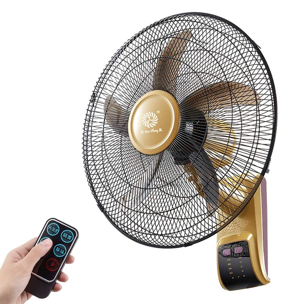 18 Inch Heavy Duty High Velocity Oscillating Wall Fan with Remote & Timer - Industrial, Commercial & Home Use for Warehouses, Offices, Bedrooms & Garages