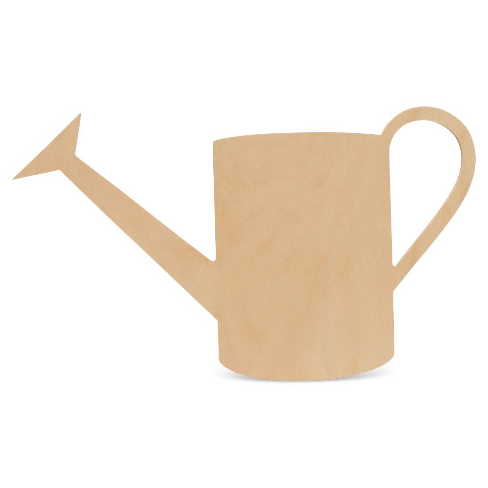 Unfinished Wooden Watering Can Cutouts 18 x 10.5 Inches, Pack of 25 - DIY Paintable Spring Crafts, Nature-Themed Home Décor & Easter Decorations - Perfect for Garden Parties, Kids' Art Projects & Seasonal DIY Decor by Woodpeckers
