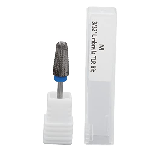 Tungsten Steel Nail Drill Bit for Dead Skin & Gel Polish Removal - Professional Manicure Pedicure Tools for Home Salon, Acrylic & Gel Nails (Grey) - Perfect for DIY Nail Care & Professional Nail Art