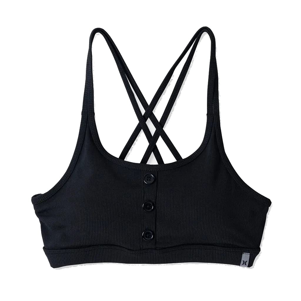 Hurley Women's Sports Bras - High Support, Moisture-Wicking Activewear for Running, Yoga & Gym Workouts