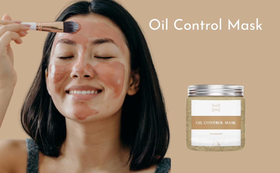 NAT ESSE Oil Control Peel Off Mask - Deep Cleansing & Mattifying Facial Treatment for Clear, Balanced Skin | Blackhead Removal & Pore Minimizer for Oily & Acne-Prone Skin | Perfect for Daily Skincare Routine & Spa Night